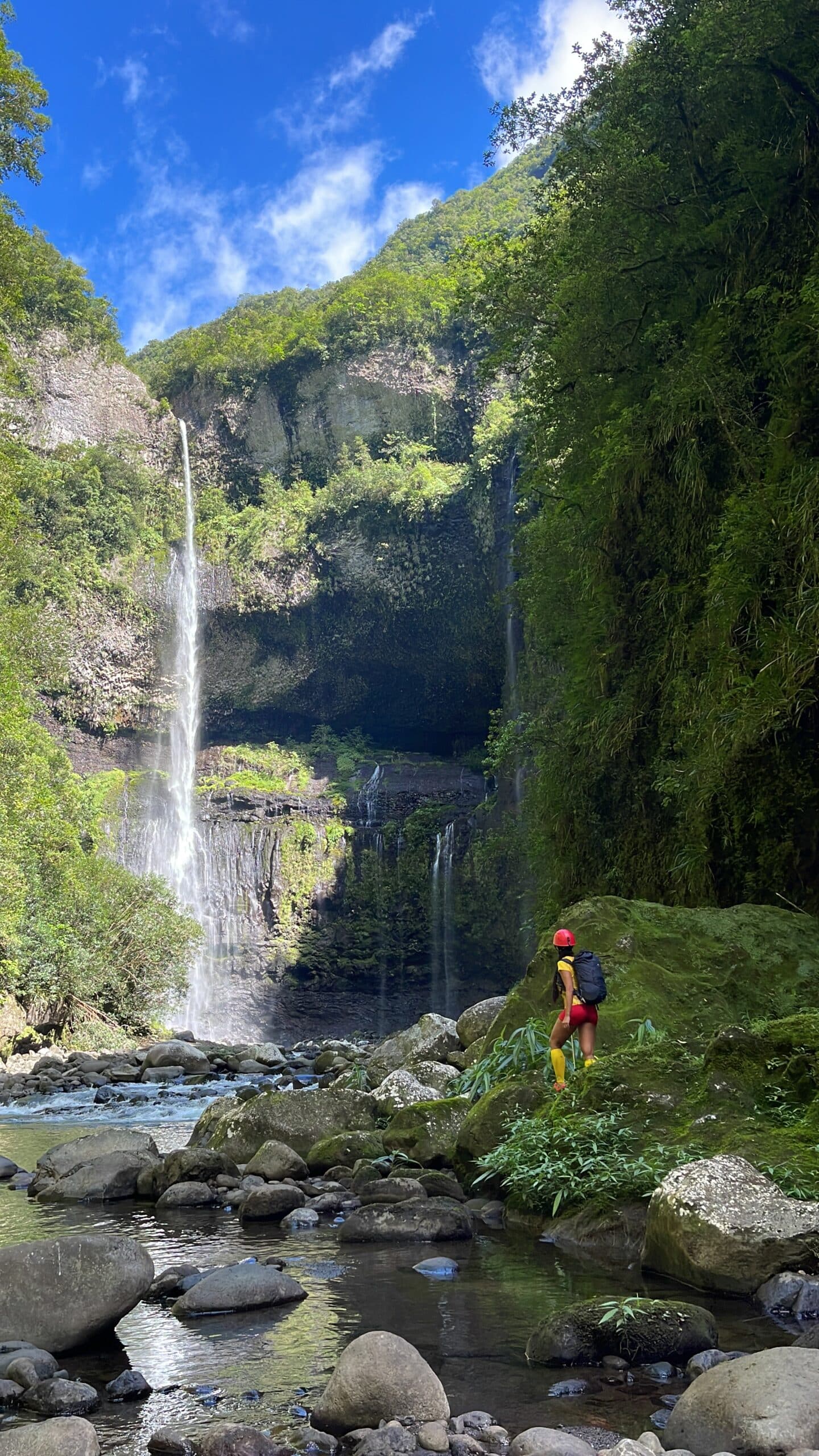 Cascade du Bras Sec | Takamaka | Randonnée très difficile | Rivière des Marsouins | île de La Réunion