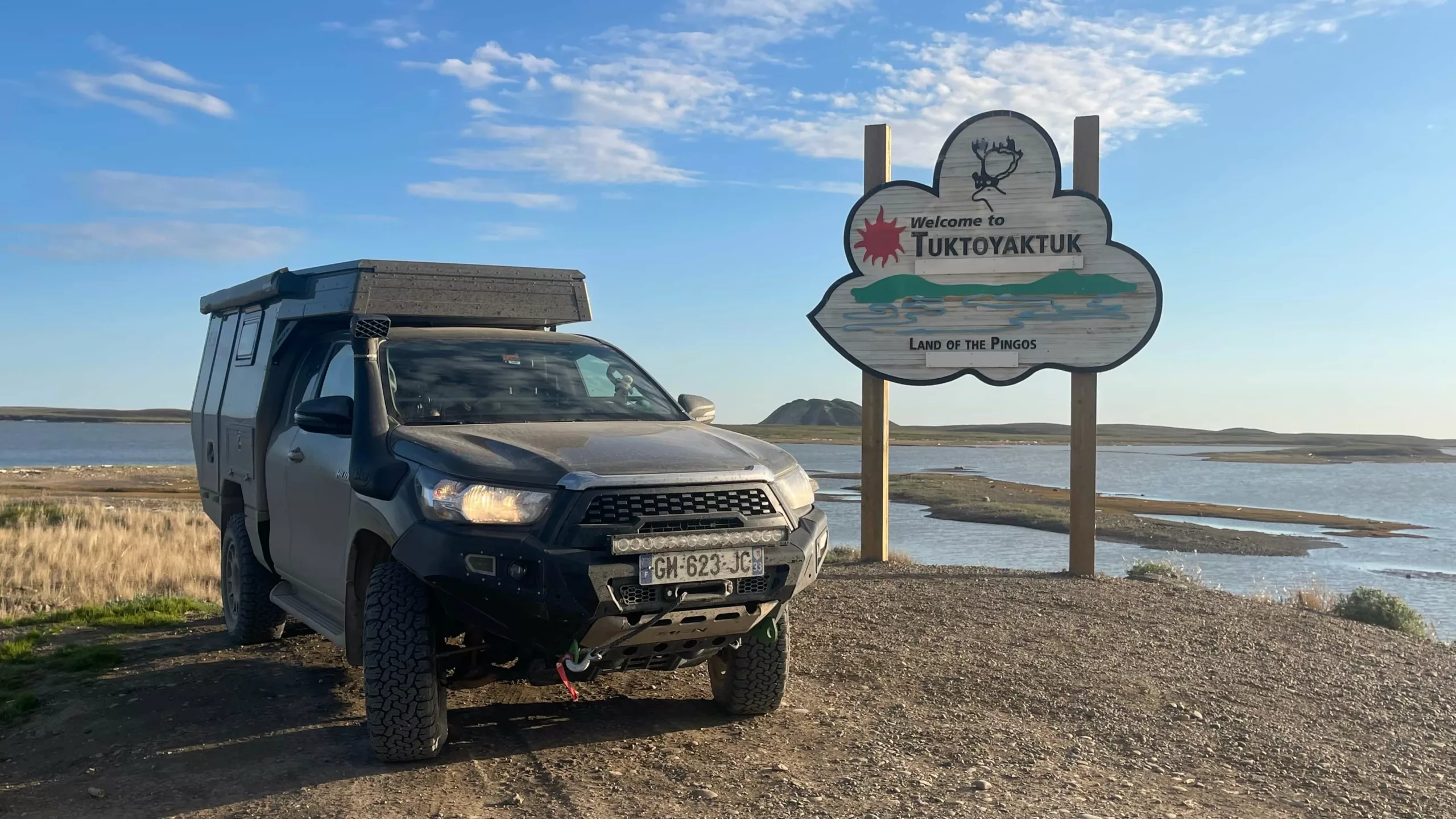 Dempster Highway | Territoire du Nord-Ouest | Tuktoyaktuk | Canada | Trans Canada | Transcanadienne | Voyage Aventure | Le Monde de Chloé | Thinux 4x4 celulle aménagée